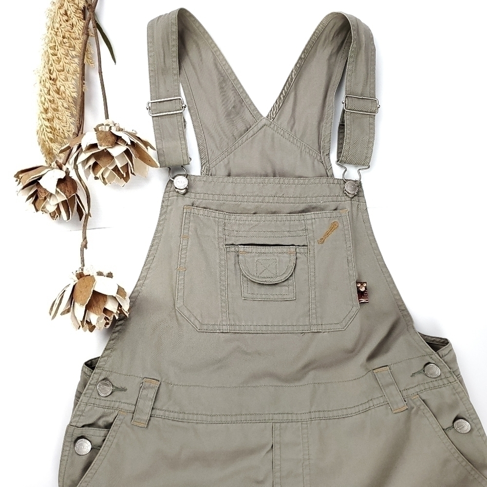 Mickey Unltd Girls Tan Multi Pocket Overall Sz XL - Picture 3 of 11